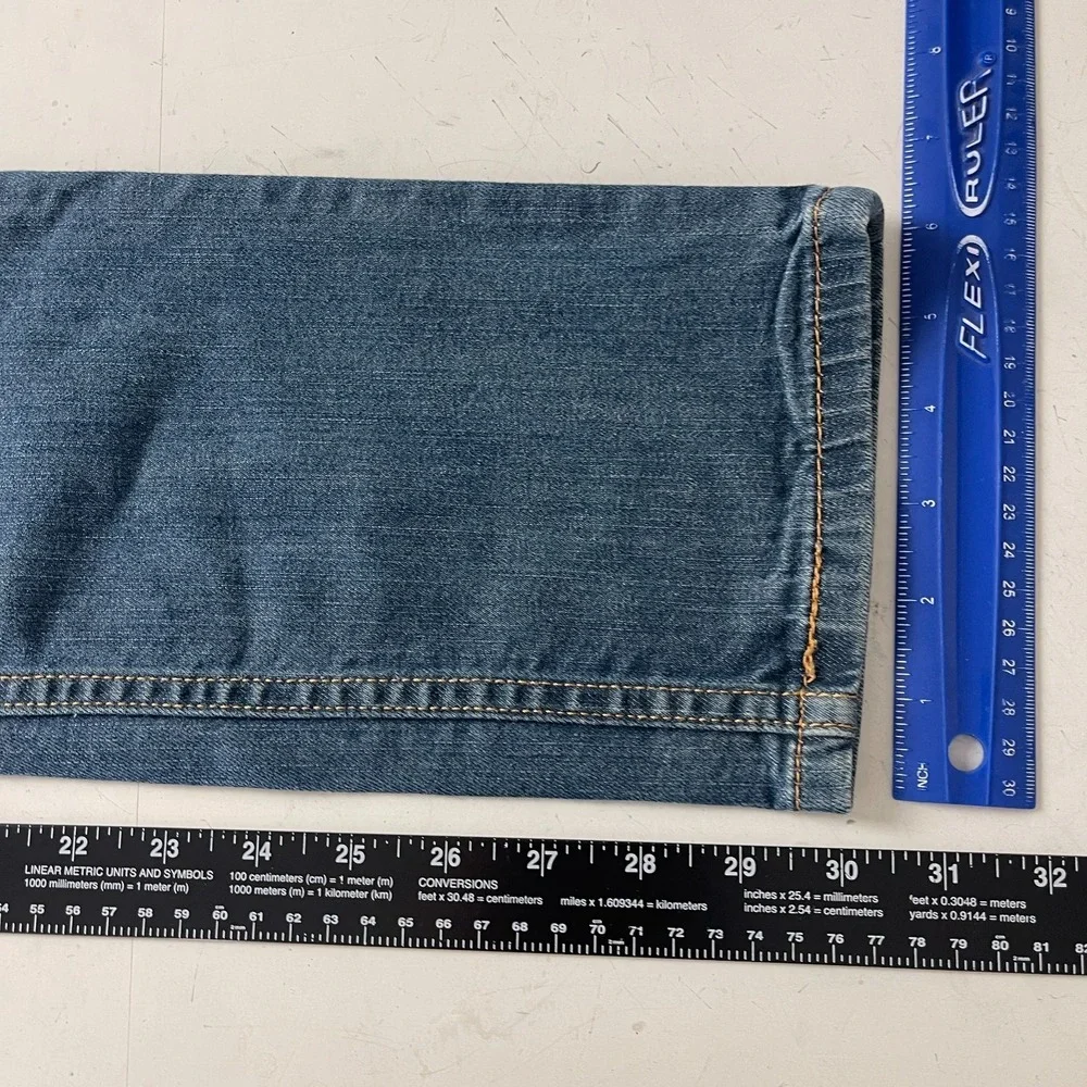 Levis 511 Jeans Mens 32x32 Blue Slim Fit Medium Wash Denim Grunge Skater Preppy